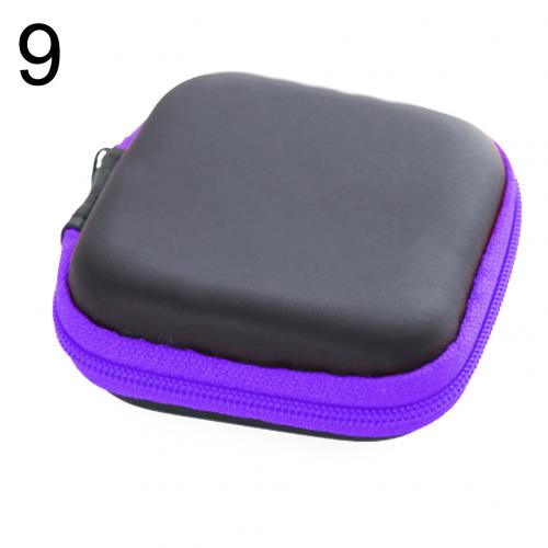 Portable Square/Rectangle Nylon Case USB Disk Earphones Storage Bag Organizer Case Charger data cable Organizer Case travel Case: 9