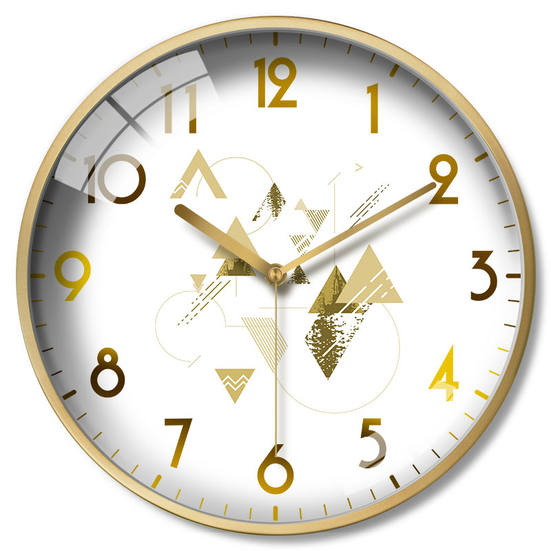 Gold Metal Luxury Wall Clock Living Room Modern Large Wall Watches Home Decor Bedroom Silent Duvar Saatleri FZ136