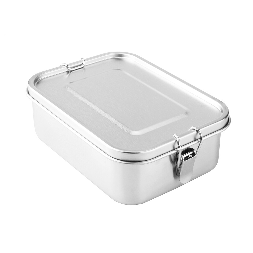 Bento laatikko, realman ruostumaton teräs tiivis bento lounasrasia , 40 oz vuotamaton lukittavilla pidikkeillä, metallinen ruokasäiliö: 800ml
