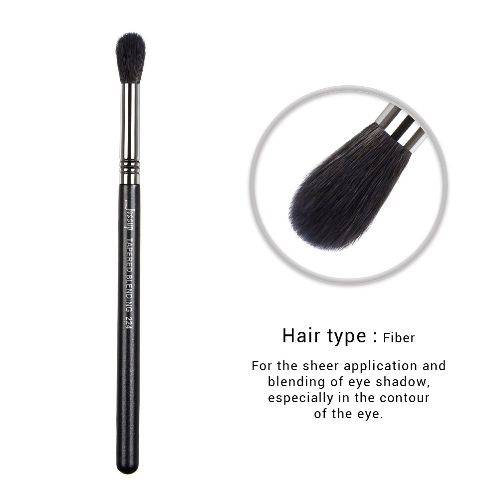 Jessup Small Tapered Blending Eye Single Makeup Brush 1pc Fibre Hair Eye Shadow Contour Beauty Cosmetic Tool 224
