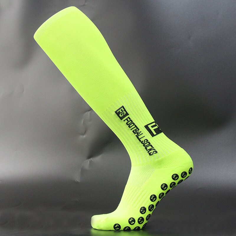 Voetbal Sokken Ronde Siliconen Zuignap Grip Anti Slip Voetbal Sokken Sport Mannen Vrouwen Training Sokken Calcetines Deportivos: green