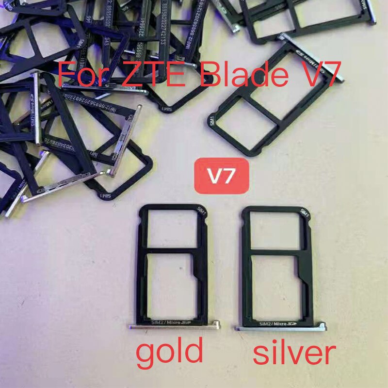 10 stück sim-karten-einschubhalterungs-adapterbuchse für zte blade  a610 ba610  v7 reparaturteile)