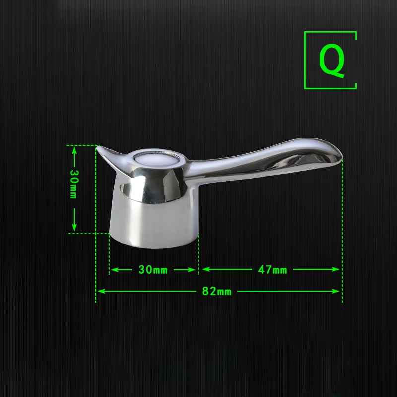 Cold Faucet Switch Handle Kitchen Bathroom Accessories Chrome Plated Shower Basin Handwheel Mixer Tap Spool Repair Parts: Lavender