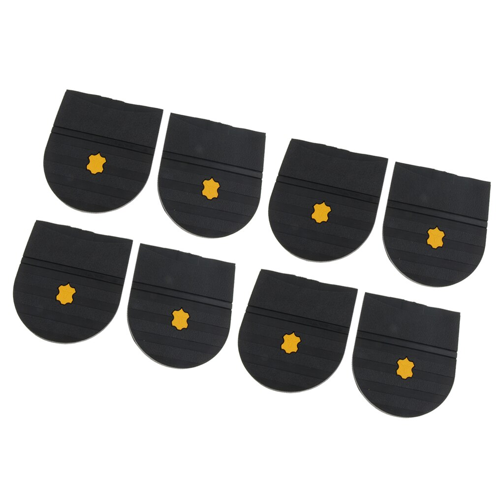 Suela antideslizante de goma para reparación de zapatos, 0,6 Cm, 4 pares