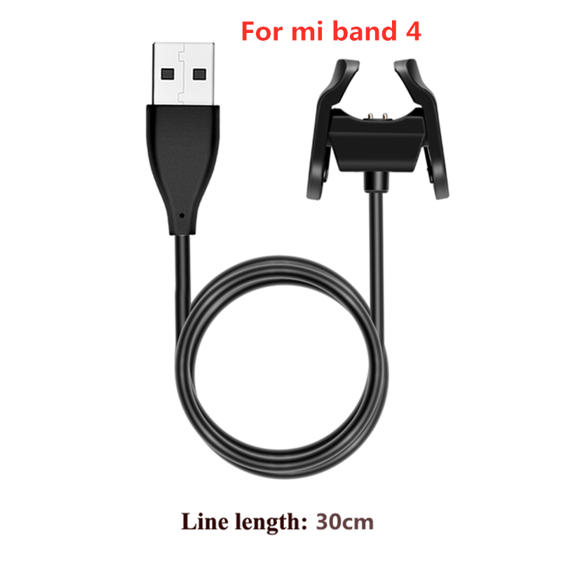 Laders Voor Xiao mi mi band 2 3 4 charger cable Gegevens Cradle Dock Opladen Kabel Usb Lader LIJN Voor xiao mi mi band 2 3 4: for mi band4  30cm