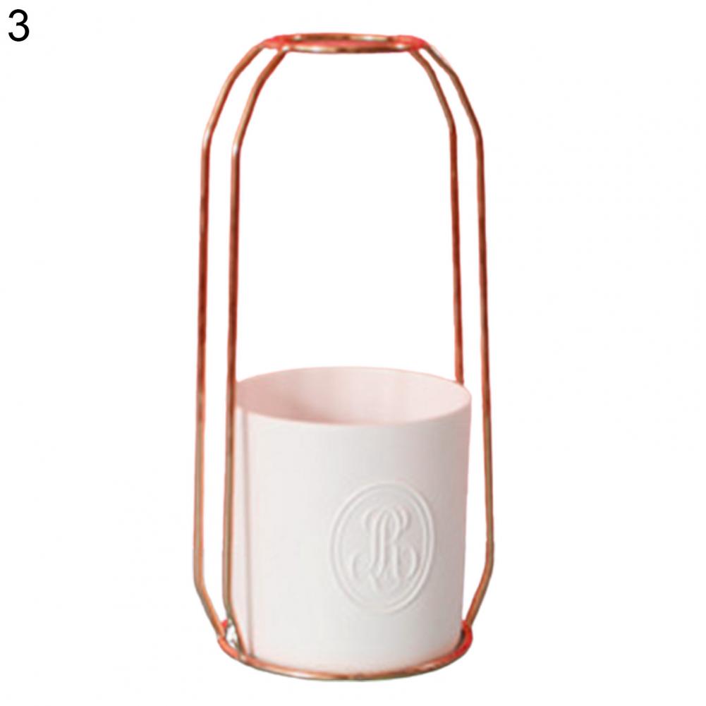 Glass Vase	Hydroponics Terrarium Portable Reusable Glass Air Plant Terrariums Propogation Station Home Decor: Rose Gold  3