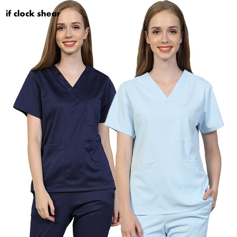 Uniforme de spa courtes manches, vêtements de travail pour animaux de compagnie, haut + pantalon respirant, uniformes de travail,