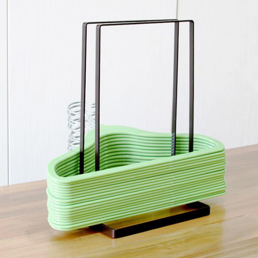 MagiDeal Standing Clothes Hanger Stacker Holder Drying Rack Caddy Closet Organizer