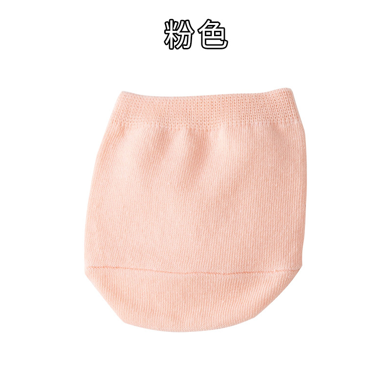 Women Invisible Half Socks For High Heels Anti-Slip Silicone Front Foot Shallow Mouth Boat Socks Breathable Cotton Women's Socks: GRAY