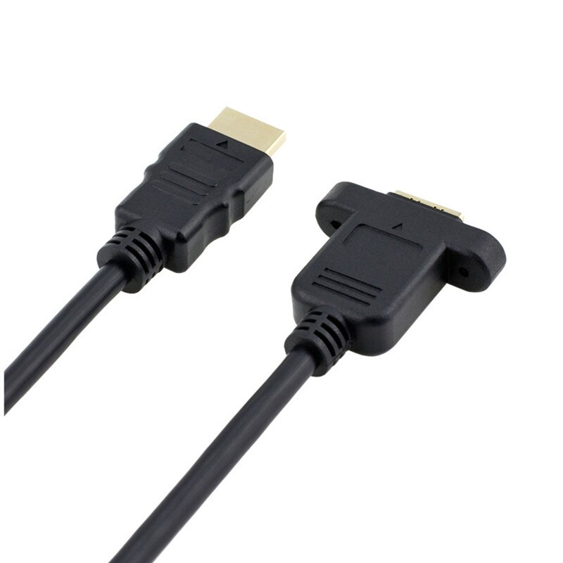 3D V1.4 Hdmi-Compatibel Man-vrouw M / F 1080P Panel Mount Line Extension Adapter Voor Bd monitor Projector Speelt 30Cm 50Cm