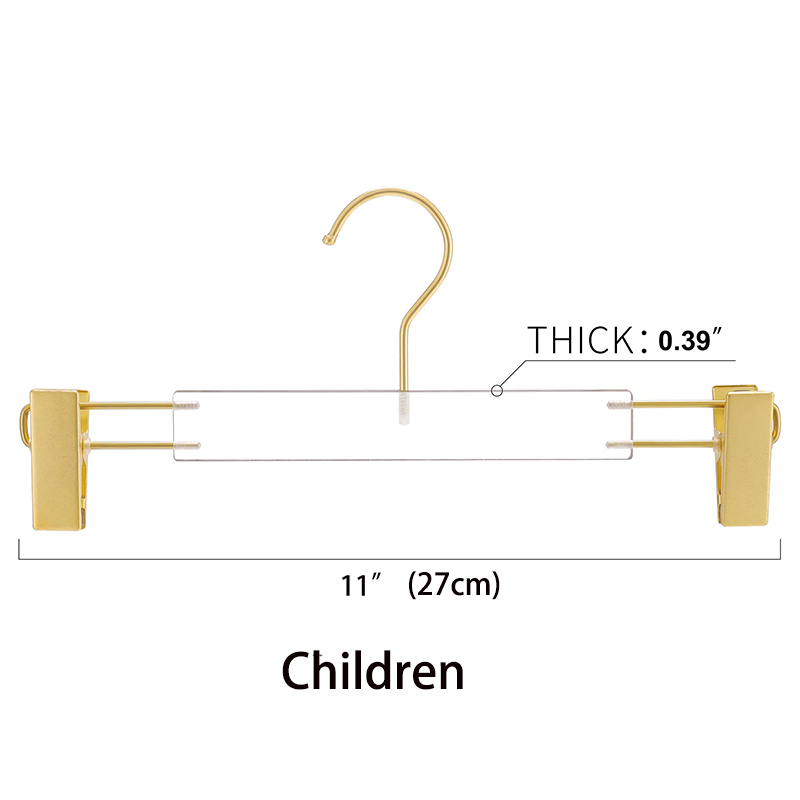 10 Stück, Kristall-Acryl-KleiderbüGel, Kleider-Organizer, Schrank- und Hosenaufhänger, transparente rutschfeste Garderobe, Kleiderschrank, Anzug, Hemden, Aufbewahrung: Licht Gelb