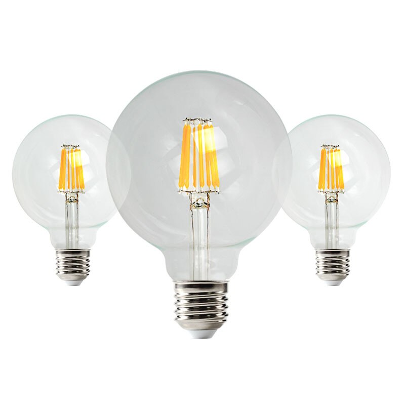 Dimbare Amber G125 8 Watt 12 Watt Led Antieke E27 E26 Vintage Retro Lamp 110V 220V Gloeilampen lamp Glas Bal Bombillas