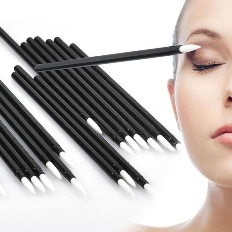 50pcs Makeup Accessories Disposable Eyeliner Brushes Applicator Swab Eyelash Lip Eye liner Brush Extension Tools for Supplier