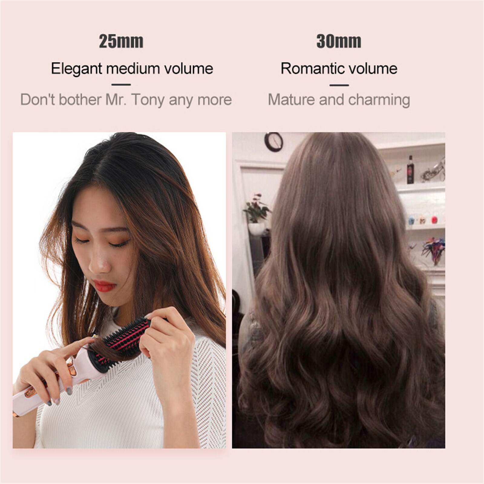 Beauty Devices Hair Straightener Ion Curling Hair Styler 30sec Fast Heating Straightener 2 IN 1 Hair Waver Styling