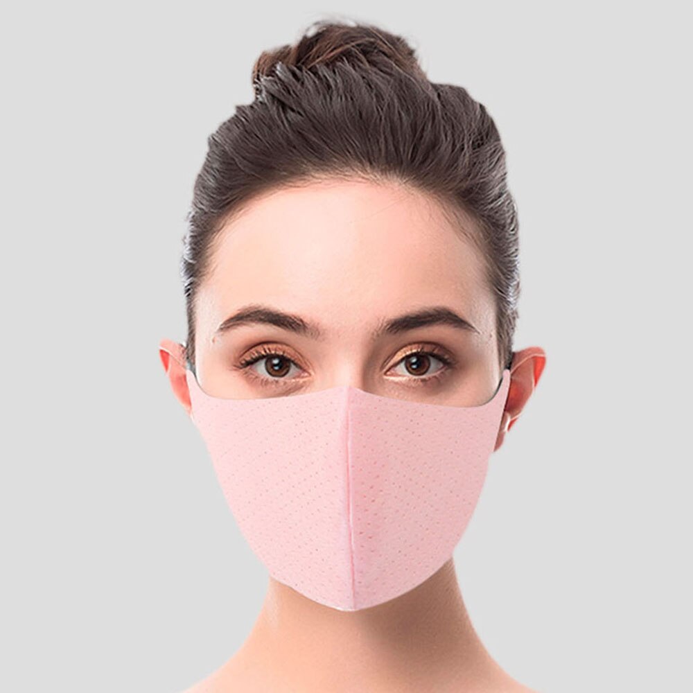 novedosa de seda de hielo boca Cosplay hombre mujer mascarillas Unisex cara sol protección calle deportes de ciclismo transpirables de adultos máscara