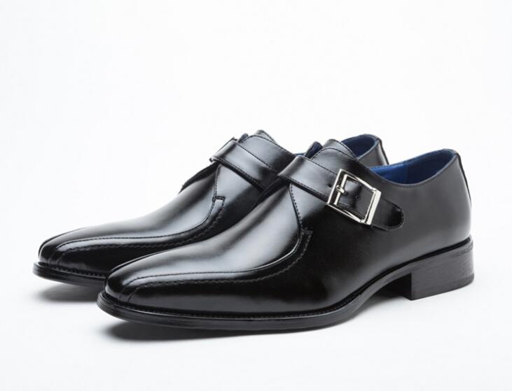 Britain mænd klassisk munk strop flats kjole elegance gentleman sko mandlig bryllup hjemkomst aften brudgom gallasko
