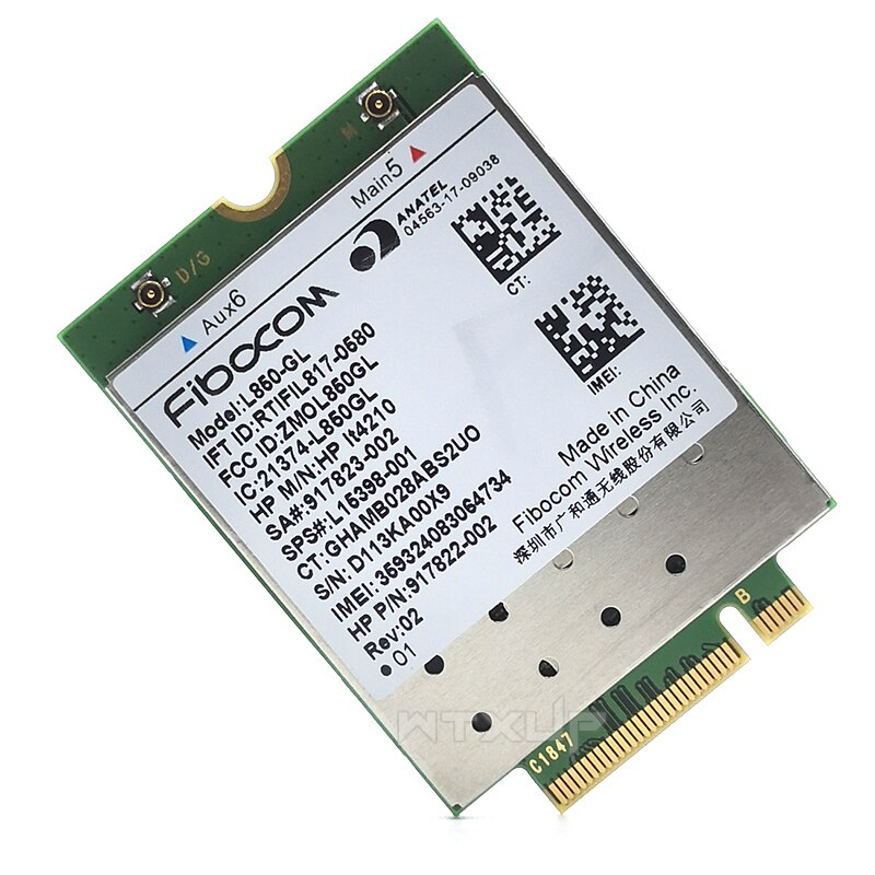 L850-GL Fdd Tdd Lte 4G Card Wwan Mobiele Module Sps #917823-001/L15398-001 Voor Hp LT4210 430 440 450 G5 Notebook