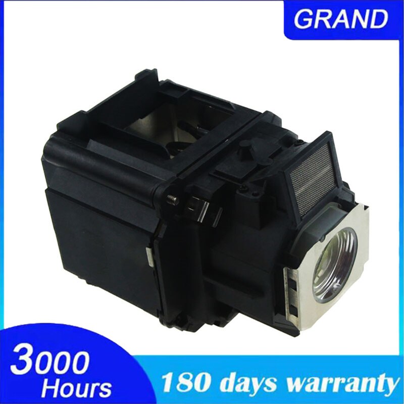 Lâmpada compatível elplp62 h346a/h351a para epson powerlite 4100/powerlite pro g5450wu/g5550/partes com carcaça happybate