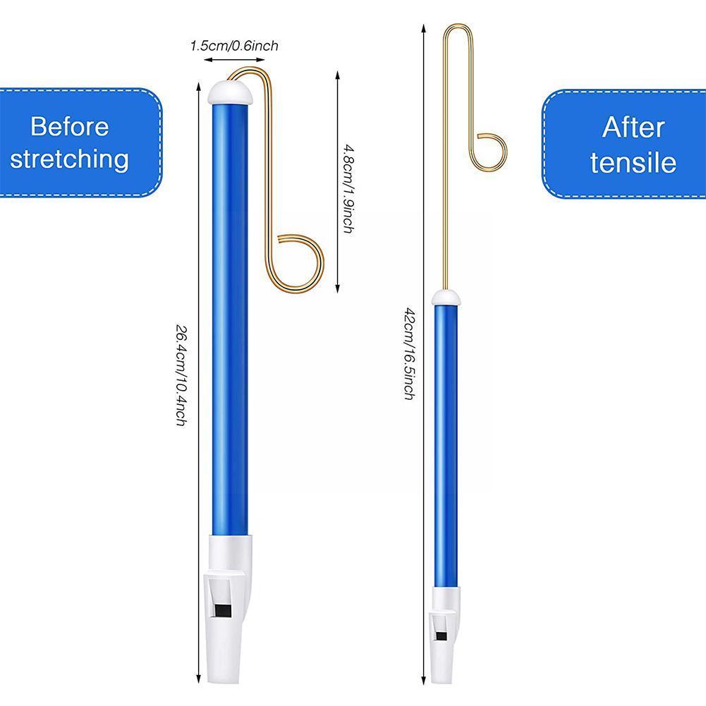 Outdoor Sliding Whistle Musical Instrument Children's Blowing Whistle Rod Whistle Whistle Muscle Sliding Pull Mouth Trainin P7t7