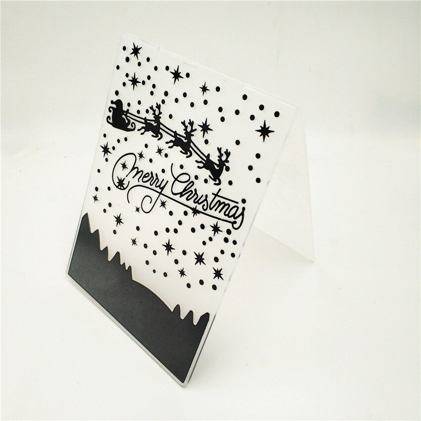 Plantillas en relieve de copos de nieve de 10,5x14,5 cm, plantillas de plástico para álbum de recortes, plantilla artesanal para Fondant, hendidura para pastel, Tarjeta para álbum de fotos