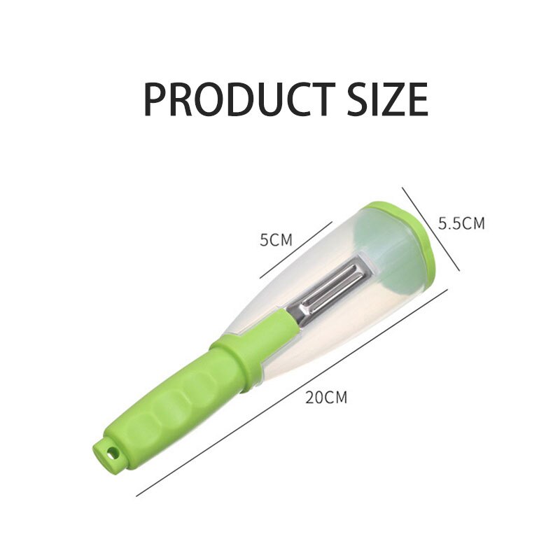 Multifunctional Storage Type Peeling Knife Peeling Knife With Storage Tube Peeler Peeling Apple Supplies Household Peeling Knife