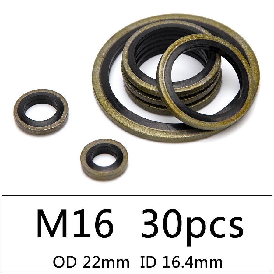 High Pressure Sealing Washer O-Ring Gasket Socket M6 M8 M10 M12 M14 M16 M18 M20 M22 M24 M27 M30 M33 M36 Seal Replacement S53 OCT: DPM16x30