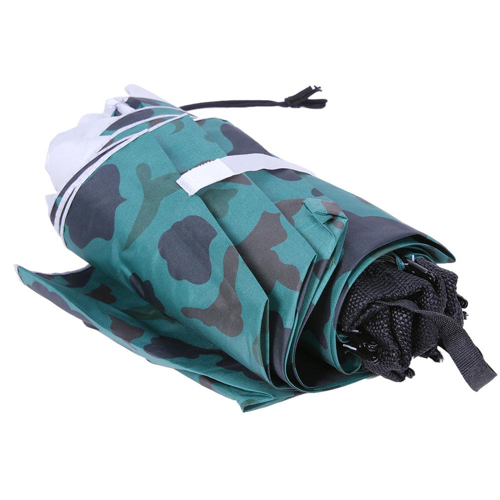 Cappello pieghevole per ombrellone da esterno cappellini da pesca anti-UV antipioggia viaggi portatili escursionismo ombrelli da pesca da spiaggia cappello attrezzatura da pioggia