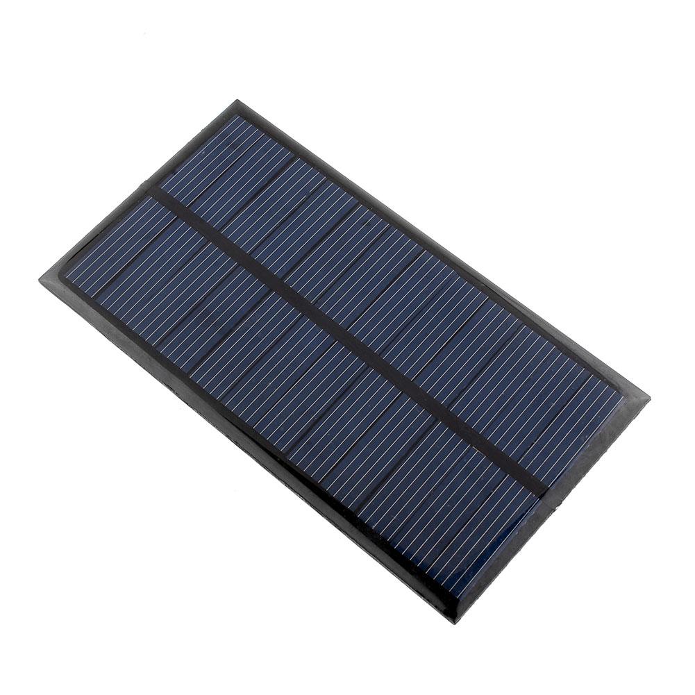 Panel Solar 1W DIY 6V energía para cargadores teléfono móvil portátil Sistema Solar Mini batería juguetes de luz módulo