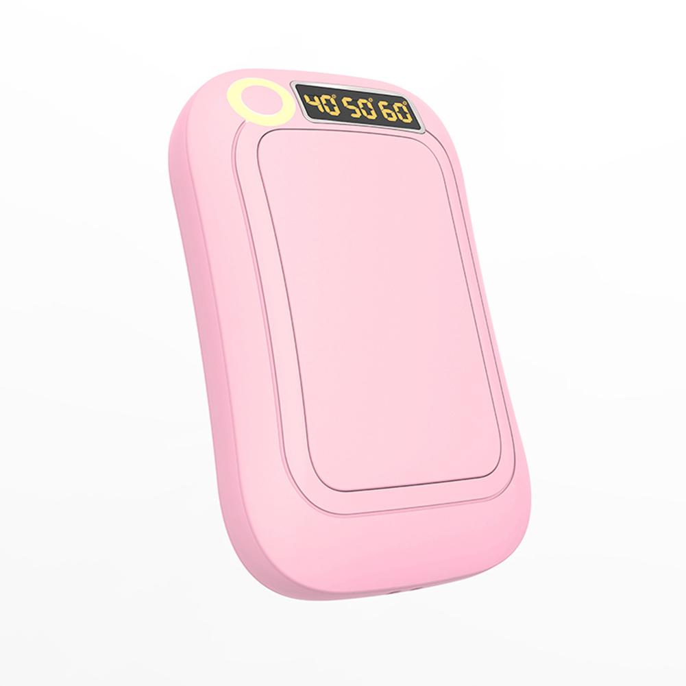 10000mAh Hand Warmer Portable Exquisite 10hour Working Cat Power Bank Electric Heater USB Rechargeable Hand Warmer Outdoor: Pink