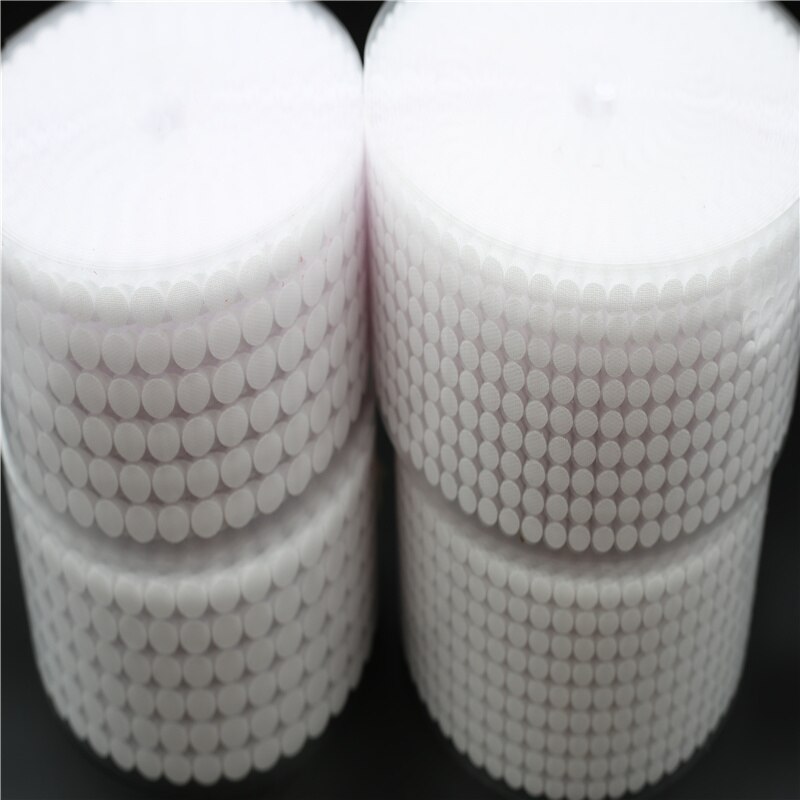 10mm Velcro Colorful Self Adhesive Fastener Dots Strong Glue Magic Tape Sticker Disc Round Coin Hook Loop DIY Accessory 99Pairs