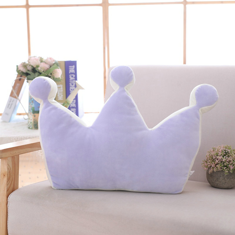 Weiches Prinzessin-Kronenkissen, gefülltes Schlafkissen, Mädchenzimmer, Sofa-Dekoration, Regenbogen, Wolke, Stern, Promi-Studio-Kissen, für Sie: Freier Raum