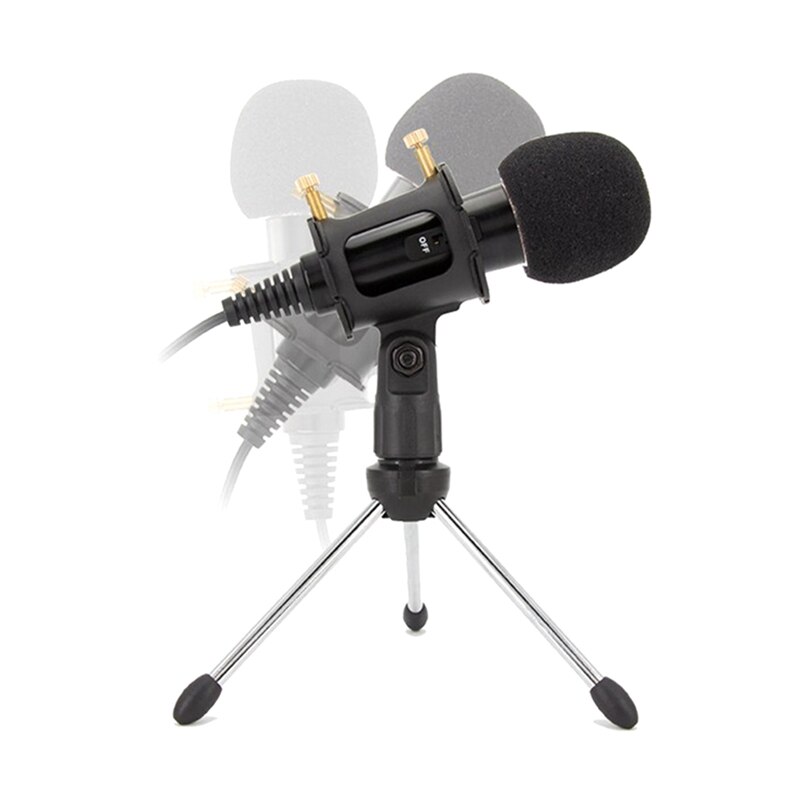Recording Condenser Microphone Mobile Phone Microphone, Phone Used for Computer PC Musical Microphone
