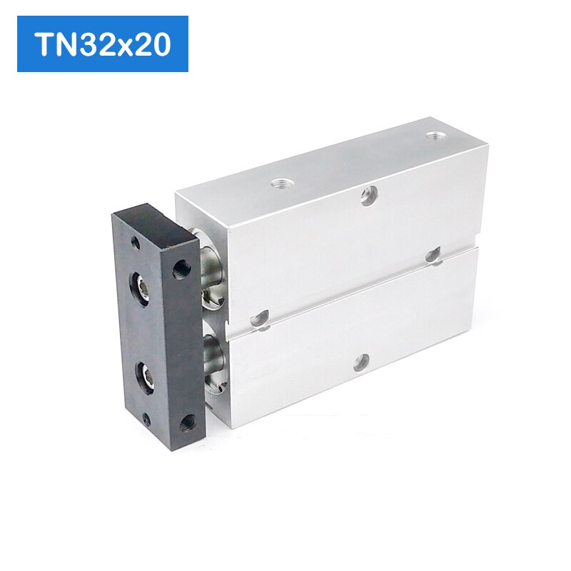 TN32 * 20-S 32Mm Boring 20Mm Slag Compact Air Cilinders TN32X20-S Dual Actie Air Pneumatische Cilinder