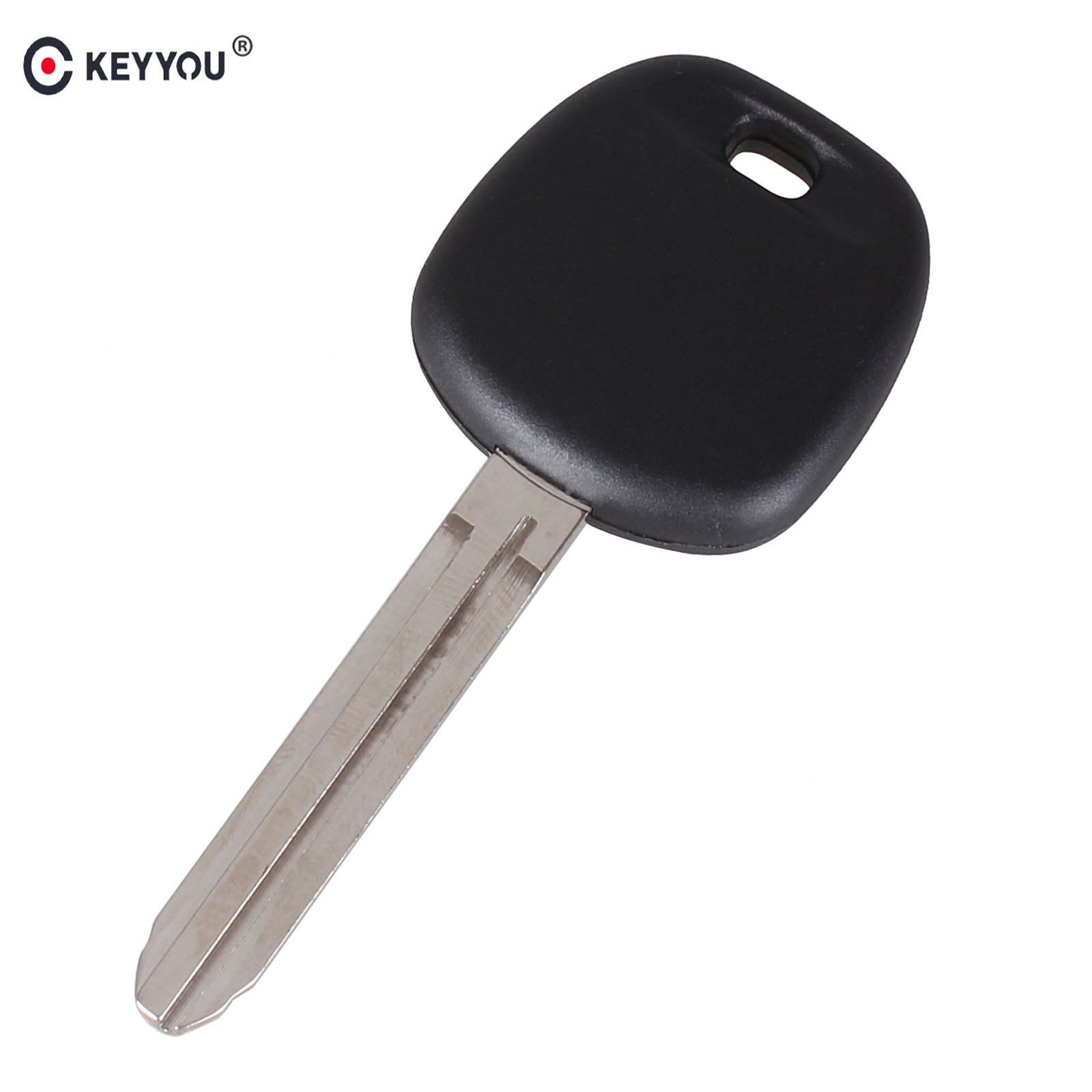 KEYYOU Uncut Replace Remote Transponder Ignition Car Key for Toyota Tacoma Toy43 Blade No Chip