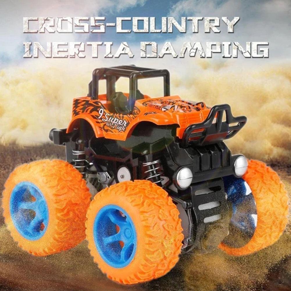 Mini Inertiële Off-Road Voertuig Pullback Kinderen Speelgoed Auto Inertiële Stunt Auto Juguetes Stunt Schorsing Sliding Plastic Frict