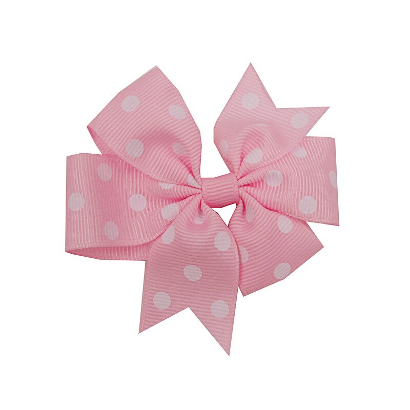 Leuke Baby Meisjes Dot Boog Knoop Kids Haar Clip Haarspelden Voor Kinderen Meisje Haar Band Boog Diy Haaraccessoires Beste Haar Ornament: 07