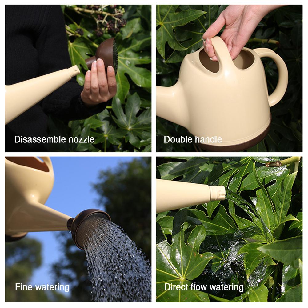 Suministros de jardinería de 4L, PP, maceta rociada para balcón, vegetales, plantas, regadera, macetas de flores, aspersor para riego de jardín