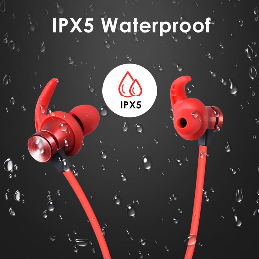 Bluetooth hovedtelefon ipx 5 vandtæt øretelefon  mp3 spiller stereo headset trådløst til sport mic tf kort telefon xiaomi