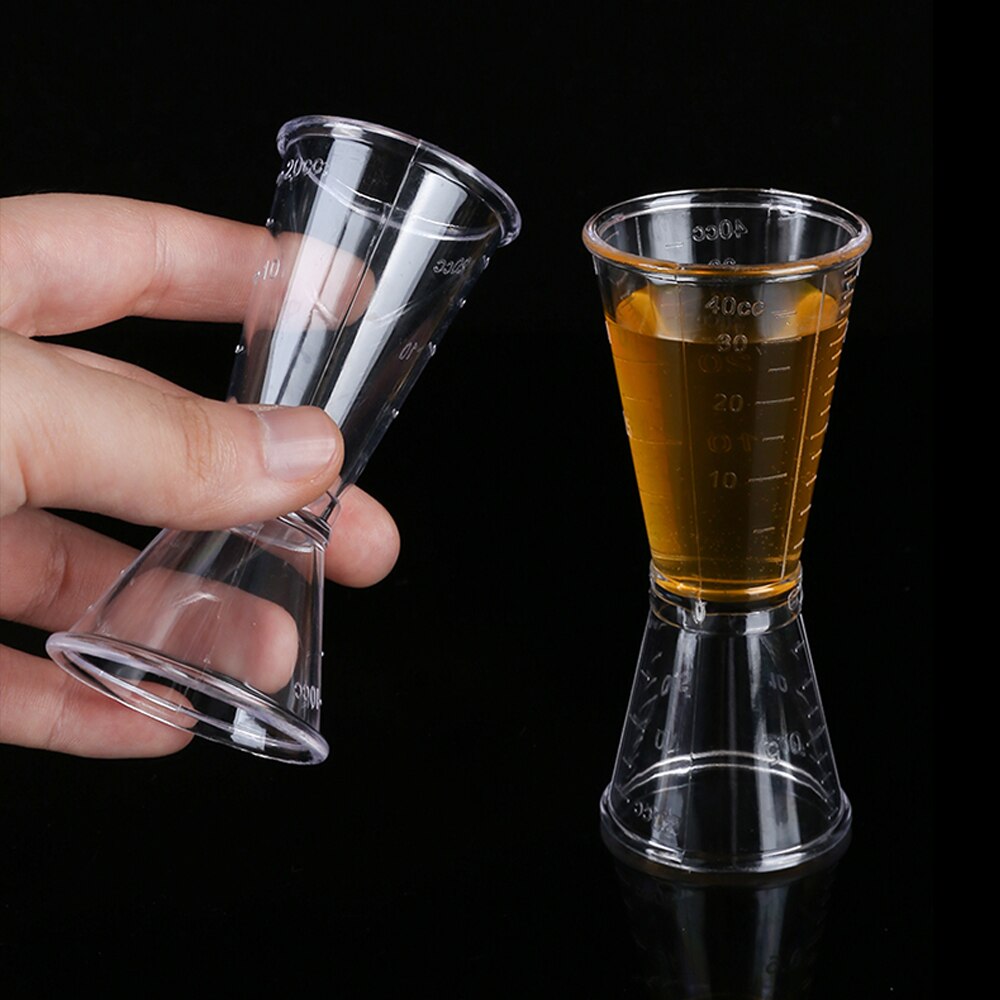 Taza medidora para coctelera, herramienta de cocina para Bar, vaso medidor de Alcohol y bebidas, 10/20ml o 20/40ml