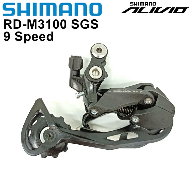 Shimano Alivio M3100 Achterderailleur 9V RD-M3100 Sgs Shadow RD-M3000 9 Speed Mtb Rd M3100 M3000 Fiets Achterderailleur: RD-M3100 SGS
