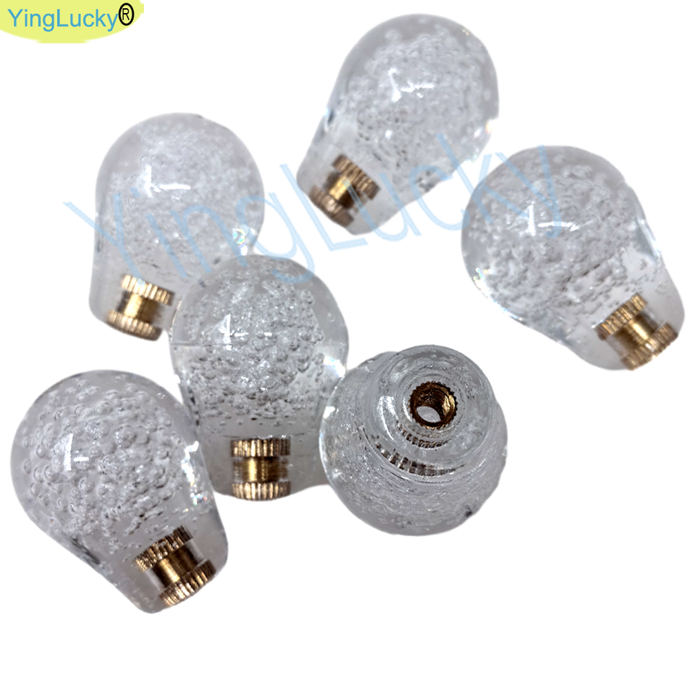 1 stk. krystal oval kuglehoved arkade joystick 35mm kuglehoveder kan erstatte det farverige joystick kuglehoved