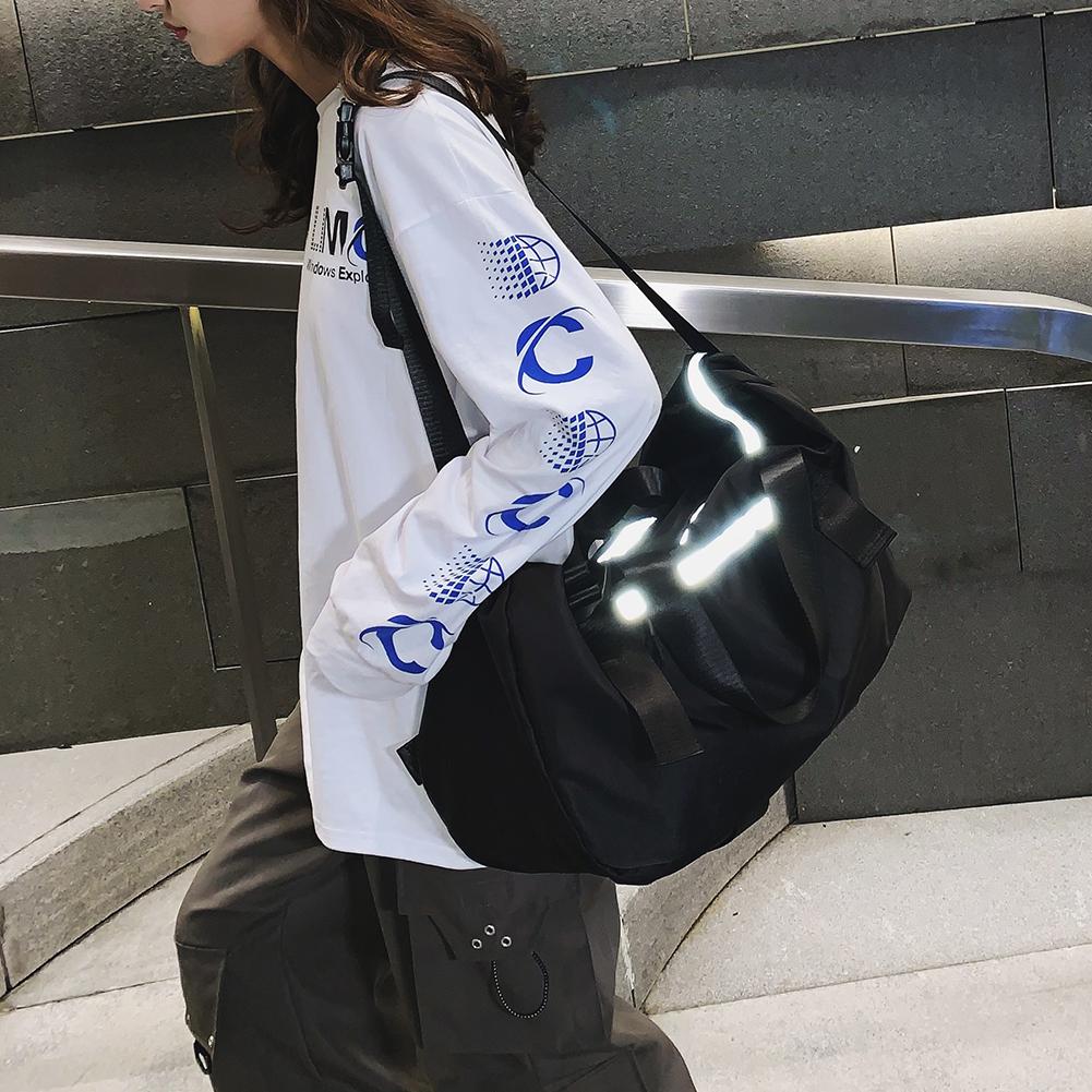 Sac à bandoulière unisexe en Nylon Durable Simple personnalité Sports de plein air grande capacité confortable sac à main à bandoulière