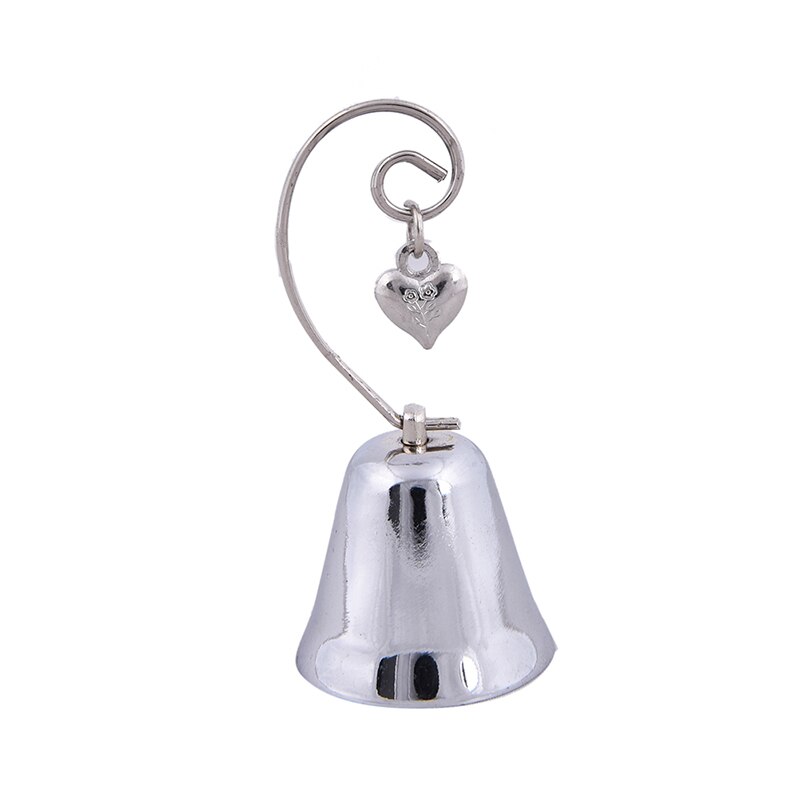 silver/gold"Kissing Bell" Silver Bell Place Card Holder/Photo Holder Wedding Table Decoration Favors: A