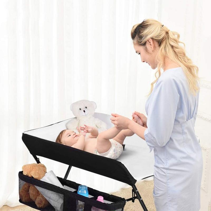 Table à langer pliable pour -né et bébé de moins de 3 ans, Mobile, fournitures de soins, HWC