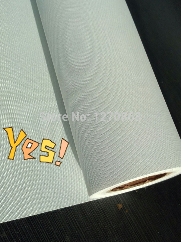 260gsm 24 "* 18 mt 600D * 600D Glänzend Polyester inkjet leinwand rolle für