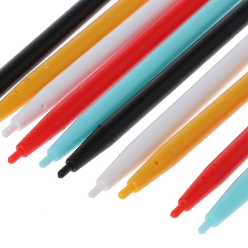 10Pcs Stijlvolle Color Touch Stylus Pen Voor Nintendo Wii U Wiiu Gamepad Console