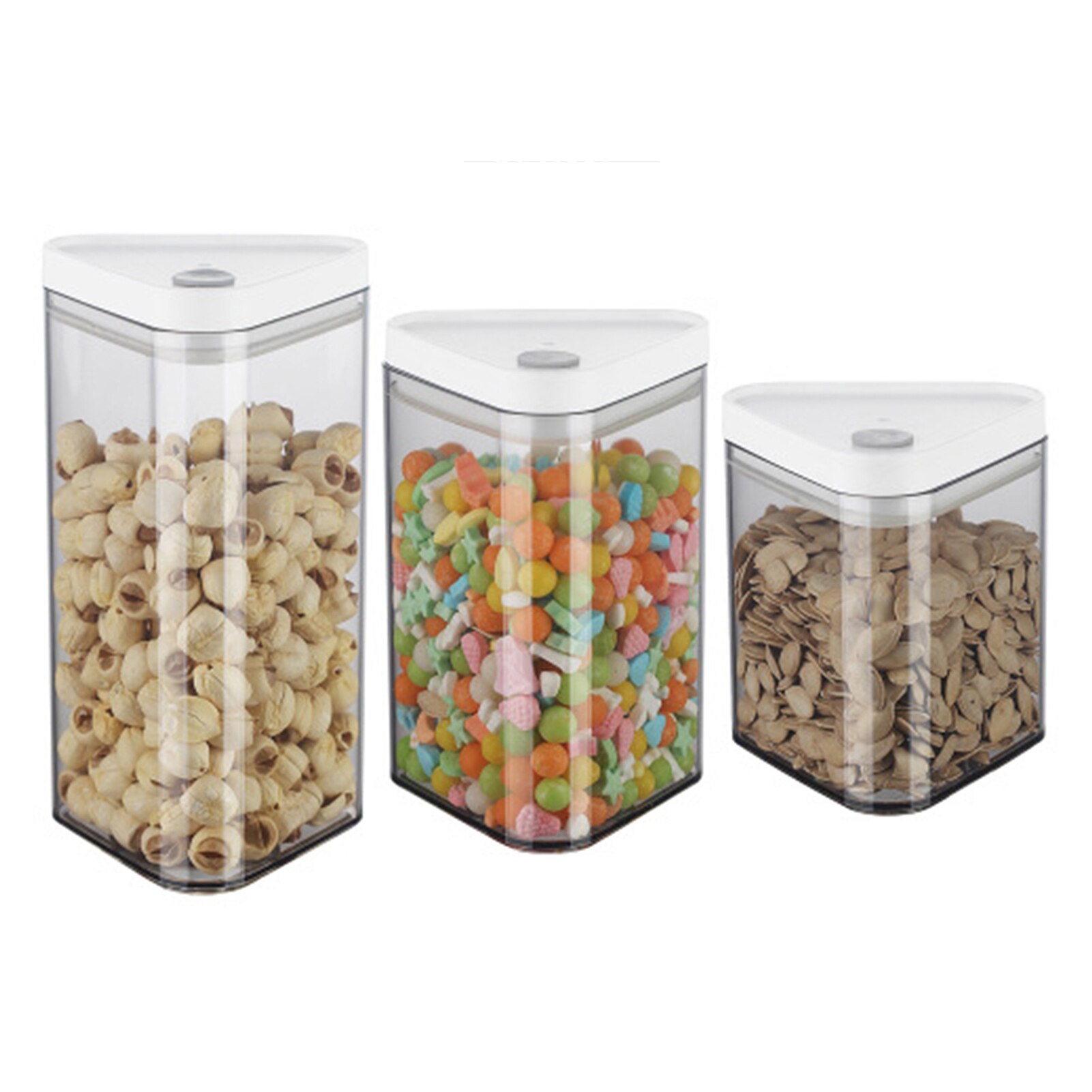 800ml 600ml Transparent Sealed Jar Kitchen Fresh-keeping Box Waterproof Leak-proof Refrigerator Food Container Storage Jar