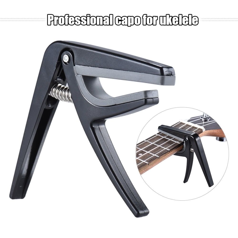 Ukulele Capo 4 Strings Guitar Capos Single-handed Quick Change Ukelele Capo Guitar Parts & Accessories