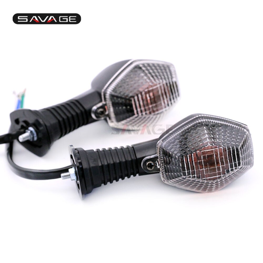Clignotant avant arrière pour SUZUKI GSXR GSX-R 600 SRAD 750 1000 K1 K4 moto accessoires indicateur lampe clignotant ampoule: Clear