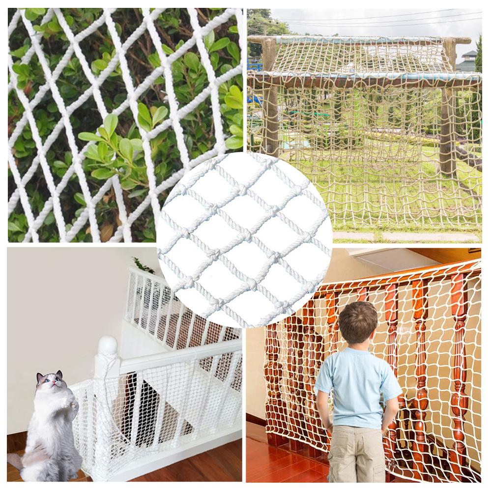 Grille de sécurité Anti-chute pour enfants, filet de sécurité en Nylon pour construction d&#39;animaux de compagnie, clôture d&#39;escalier de garde-corps de défense de chien et chat de balcon de maison de 5cm